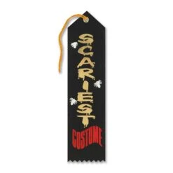 Halloween Scariest Costume Award Ribbon