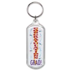 Congratulations Grad! Graduation Party Keychain