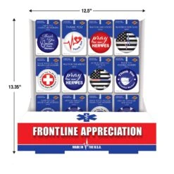 Frontline Appreciation Counter Display - 108 Pieces -Bulk Party Supplies Shop PB12D 108F i5 2