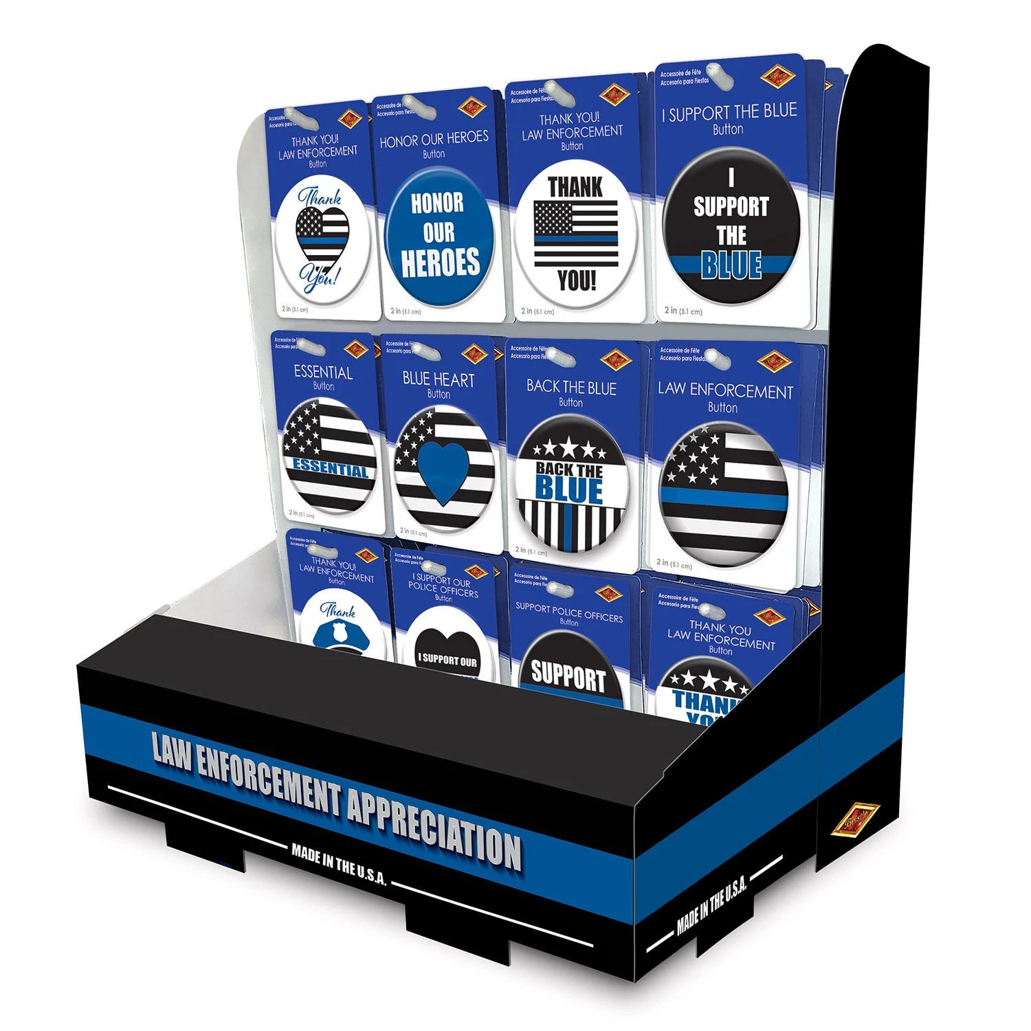 Law Enforcement Counter Display - 108 Pieces 2 Law Enforcement Counter Display - 108 Pieces - Image 2