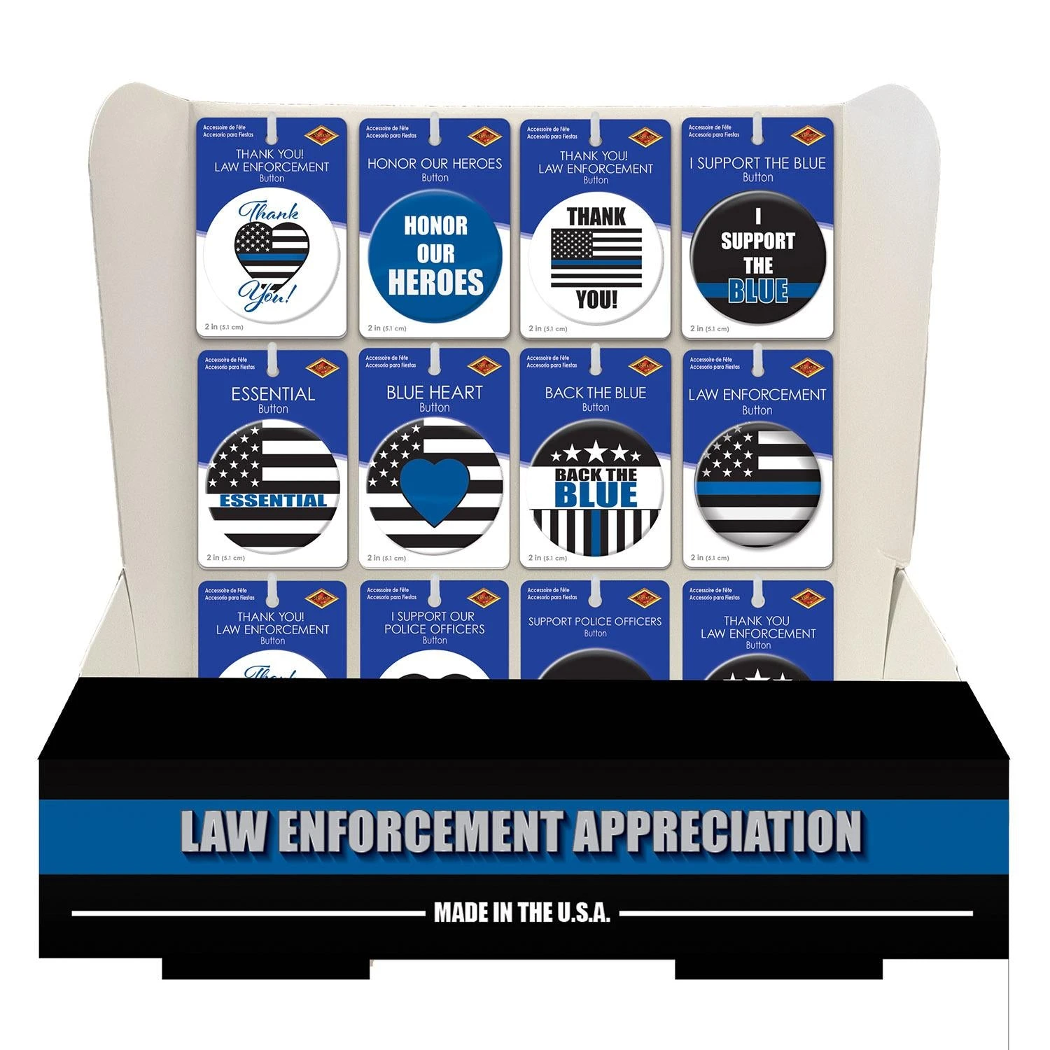 Law Enforcement Counter Display - 108 Pieces 1 Law Enforcement Counter Display - 108 Pieces