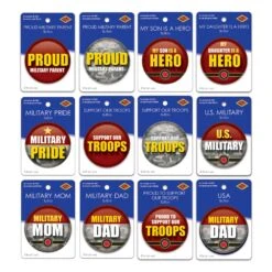 Marines Military Appreciation Counter Display - 108 Pieces -Bulk Party Supplies Shop PB12D 108M i1 2