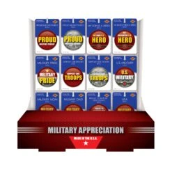 Marines Military Appreciation Counter Display - 108 Pieces -Bulk Party Supplies Shop PB12D 108M i4 1