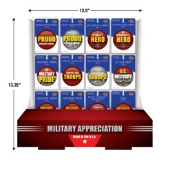 Marines Military Appreciation Counter Display - 108 Pieces -Bulk Party Supplies Shop PB12D 108M i5 2