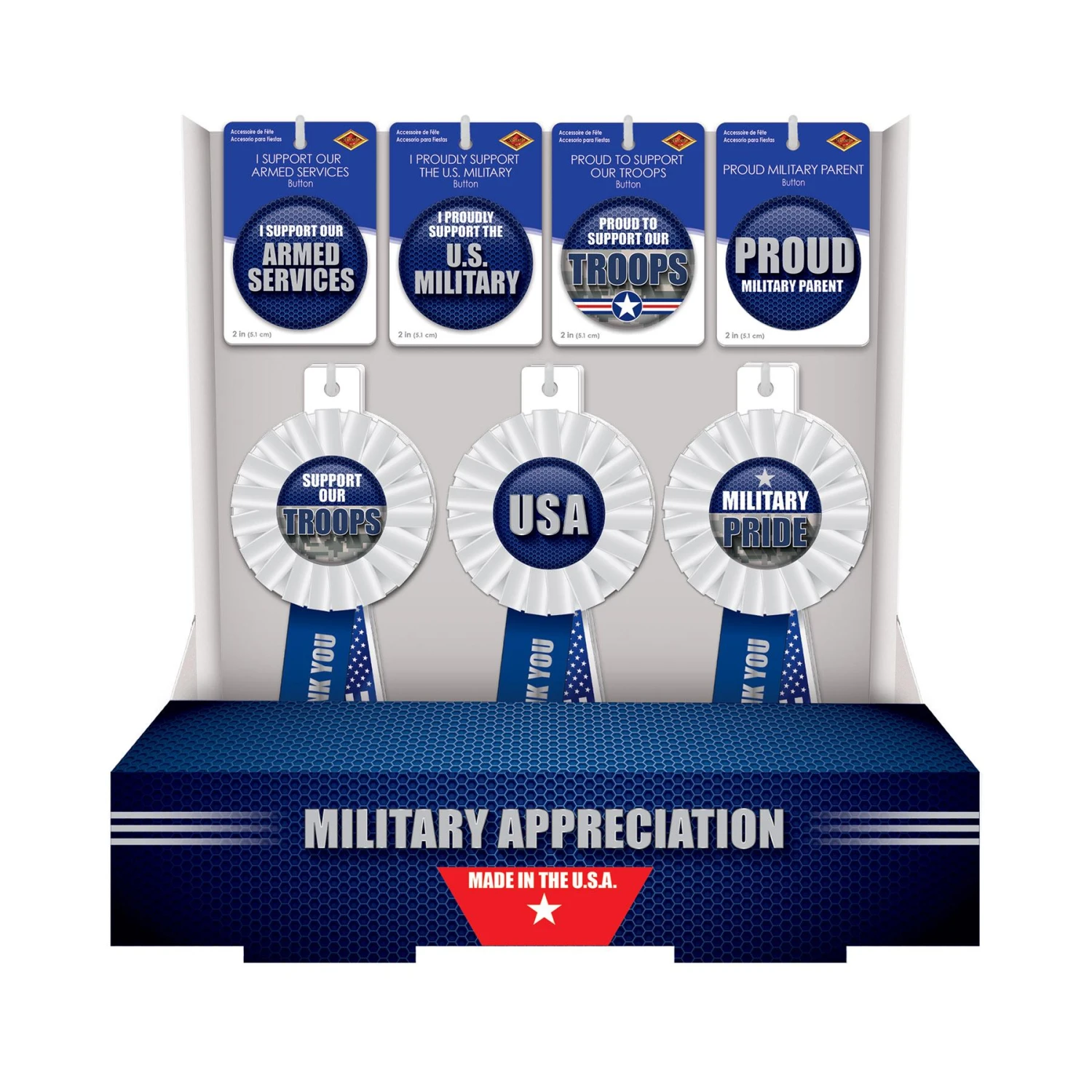 54 Piece Air Force Military Appreciation Counter Display 3 54 Piece Air Force Military Appreciation Counter Display - Image 3
