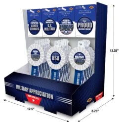 54 Piece Air Force Military Appreciation Counter Display 8 54 Piece Air Force Military Appreciation Counter Display -Bulk Party Supplies Shop PRB7D 54AF i5
