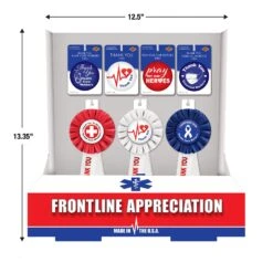 Frontline Appreciation Counter Display - 54 Pieces -Bulk Party Supplies Shop PRB7D 54F i5 2