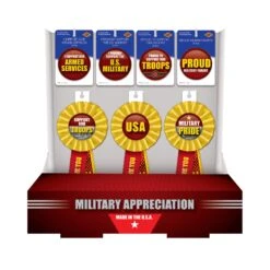 Marines Military Appreciation Counter Display - 54 Pieces -Bulk Party Supplies Shop PRB7D 54M i4 1
