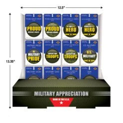 Marines Military Appreciation Counter Display - 54 Pieces -Bulk Party Supplies Shop PRB7D 54M i5 2