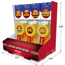 Marines Military Appreciation Counter Display - 54 Pieces -Bulk Party Supplies Shop PRB7D 54M i5