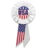 USA Rosette- Red, White, And Blue 15 USA Rosette- Red, White, And Blue -Bulk Party Supplies Shop RS517