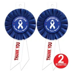 I Support Our Health Care Workers Rosette 19 I Support Our Health Care Workers Rosette -Bulk Party Supplies Shop RS525 i7 1