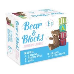 Jumbo Bears & Blocks Inflatable -Bulk Party Supplies Shop S100491 i3