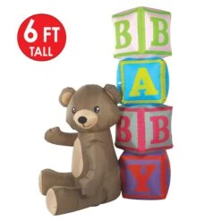 Jumbo Bears & Blocks Inflatable -Bulk Party Supplies Shop S100491 i5