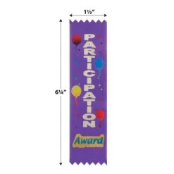 Participation Award Value Pack Ribbons (10 Per Package) 7 Participation Award Value Pack Ribbons (10 Per Package) -Bulk Party Supplies Shop VP005 i5